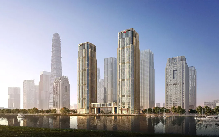 拔地而起！尊龙凯时塔机助建中国人寿南方金融中心